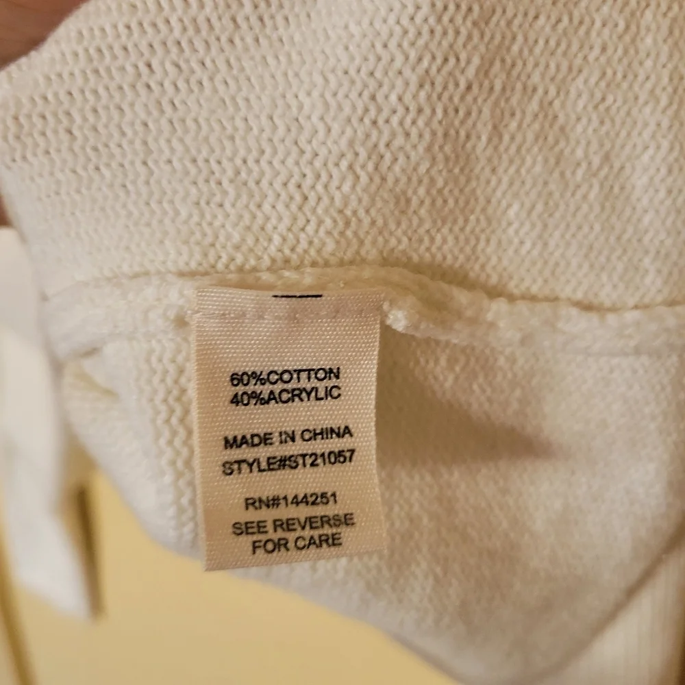 White 'Salty' Graphic Sweater - Picture 4 of 7